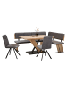 58 aufm Kessel ECKBANKGRUPPE Modern Dolorita für 6 Personen Dekor Artisan Eiche/Grau