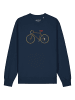 wat? Apparel Sweatshirt Fahrrad in Dunkelblau