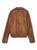 Vero Moda Kunstlederjacke in Cognac