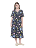 Ulla Popken Midikleid in marine