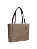 Guess Noelle II Tote - Shopper 35 cm (bone logo) in latte logo/braun