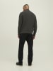 Jack & Jones Strickjacke mit Viertelreißverschluss in Peat 1