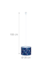 relaxdays Hängelampe "Weltraum" in Blau - Ø 35 cm
