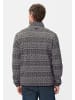 Camel Active Strickjacke aus softem Fleece in Navyblau
