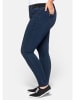 sheego Skinny Jeans in dark blue Denim