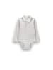 Coccodrillo Langärmliger body polo in grau