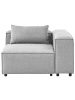 Beliani 2-tlg Sofaelement BRANDE in Grau symmetrisch