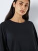 Noisy may Lockeres Langarm Basic Shirt NMMATHILDE in Schwarz-2