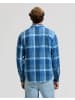 Lee Langarmhemd Clean Western in Indigo Plaid