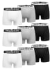 Amaci&Sons 9er Pack Boxershorts LARY in Mix (Hellgrau | Weiß | Schwarz)