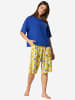 Schiesser Pyjama Casual Fashion in royal