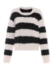Libbi Damen Sweater in WOLLWEISS SCHWARZ