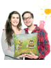 Mr. & Mrs. Panda Couchkissen Hummeln Kleeblatt Design ohne Spruch in Weiß