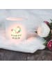 Mr. & Mrs. Panda Glas Teelichthalter Einhorn Wolke 7 mit Spruch in Transparent