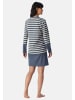 Schiesser Nachthemd Casual Nightwear in Blaugrau