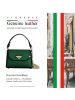 Florence Leder Umhängetasche Florence Tasche grün ca. 19cm