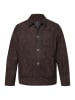 JP1880 Lederjacke in dunkelbraun