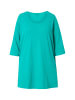Ulla Popken Longshirt in dunkles mint