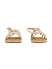 Divine Factory Sandalen mit Schnalle Gold
