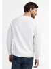 DreiMaster Herren Sweatshirt Mit Rundhals in Weiss