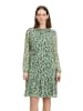 BETTY & CO Stufenkleid mit Raffung in Green-Nature