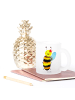 Mr. & Mrs. Panda Glas Biene Happy ohne Spruch in Transparent