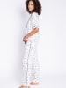P.J. Salvage Pyjama Around the Edges in off-white