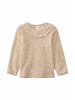 Hessnatur Hessnatur Langarmshirt Pointelle aus reiner Bio-Merinowolle in sand