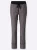 Heine Hose in marine-bleu-gemustert
