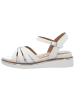 Tamaris Keilsandalette in weiß