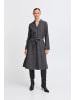 b.young Minikleid BYMMMIDDE SHIRT DRESS - 20815638 elegantes Kleid mit Schleife in Grau