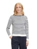 Betty Barclay Basic-Strickpullover mit Ringel in Patch Cream/Dark Blue