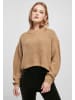 Urban Classics Urban Classics Damen Ladies Wide Oversize Sweater in unionbeige