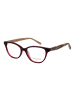 Ted Baker Frauen Optische Fassungen Katzenauge Burgundisch