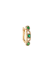 gaya Women Earrings in Rose Gold Green
