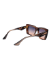 Dita Unisex Sonnenbrille Rechtwinklig Braun
