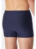 Schiesser Retro Short / Pant 95/5 Essentials - Cotton in Schwarz / blau