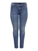 ONLY Carmakoma Skinny Jeans in Medium Blue Denim
