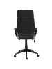 Beliani Bürostuhl DELIGHT II in Blau/Schwarz - (W) 64 x (H) 116 x (L) 64 cm