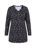 Ulla Popken Longshirt in schwarz