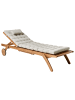 Beliani Auflagen CESANA PREMIUM in Beige - (W) 56 x (H) 5 x (L) 192 cm