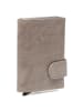 The Chesterfield Brand Portland Kreditkartenetui RFID Schutz Leder 7 cm light grey