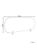 Beliani Schreibtischtrennwand SPARKY in Grau - (W) 120 x (H) 40 x (L) 2 cm