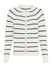 Tamaris Strickjacke in offwhite-marine gestreift