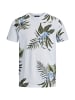 Jack & Jones T-Shirt 'Tropic AOP' in weiß