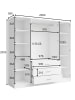 Feldmann-Wohnen Kleiderschrank Konso sandbeige 200 / 58 / 200,5cm