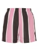 Karl Kani Badeshorts in rosa schoko - 0001