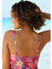 S. Oliver Tankini-Top in rostrot-bedruckt