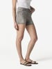 KOROSHI Bestickte Shorts in grau