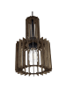 Beliani Pendelleuchten NIARI in Braun/Schwarz - (W) 19 x (H) 119 x (L) 19 cm